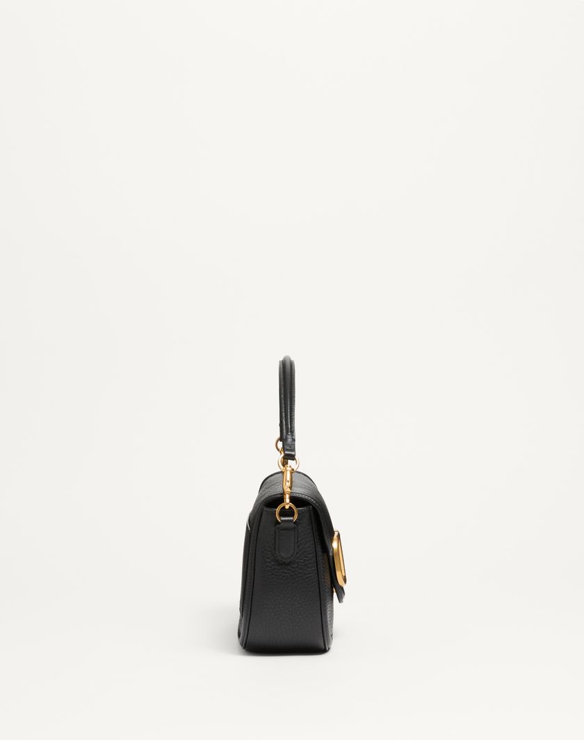 Valentino Handbags Borsa A Spalla Valentino Garavani Alltime In Vitello Granato Con Tracolla Nastro Jacquard per Donna in Nero/bianco | Valentino IT Sconto
