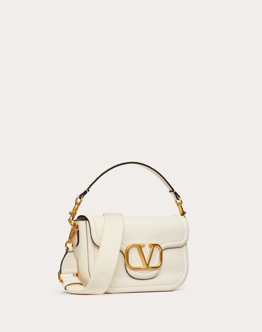 Valentino Handbags Borsa A Spalla Valentino Garavani Alltime In Vitello Granato per Donna in Avorio | Valentino IT Economico