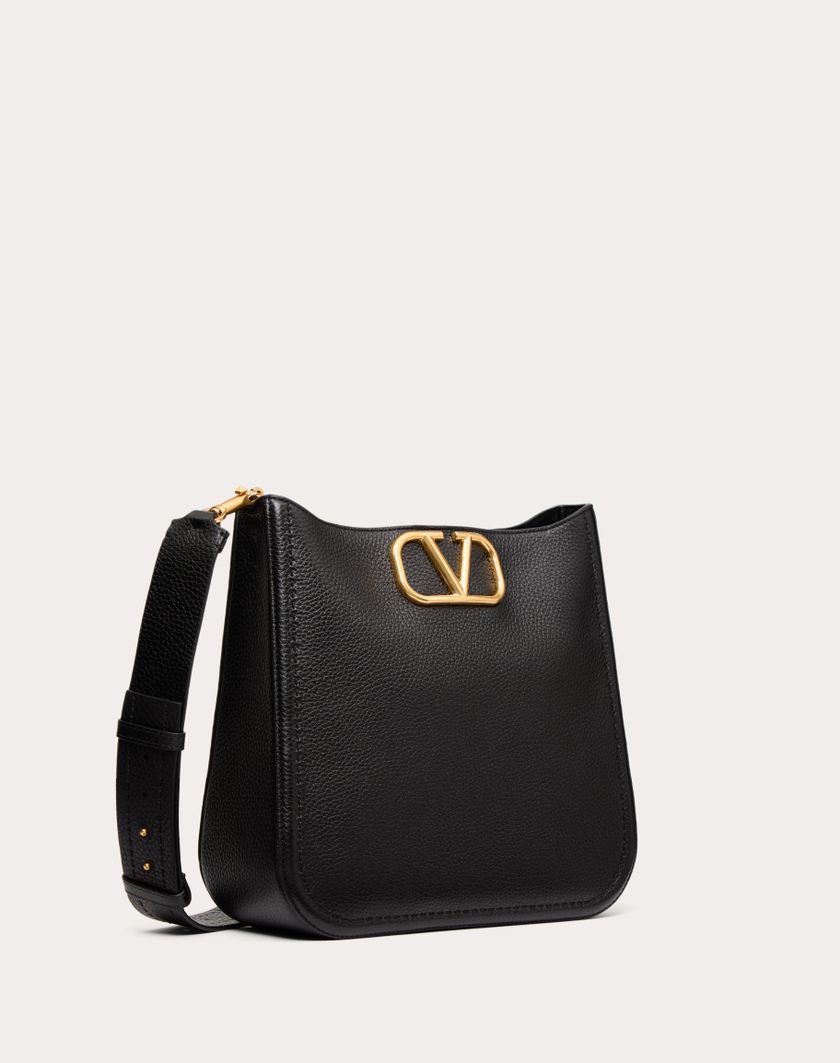 Valentino Handbags Hobo Valentino Garavani Alltime In Vitello Granato per Donna in Mandorla | Valentino IT Outlet