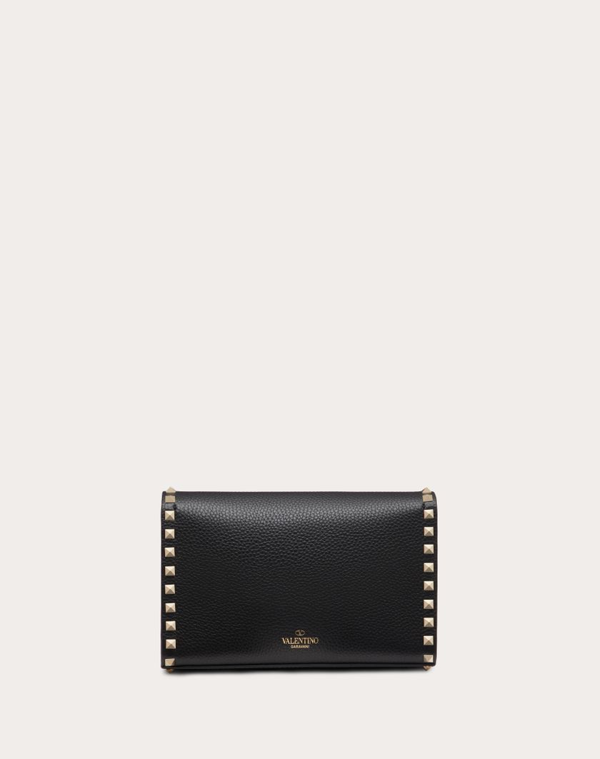 Valentino Handbags Borsa Piccola A Tracolla Rockstud In Vitello Granato per Donna in Poudre | Valentino IT Vendita Economica
