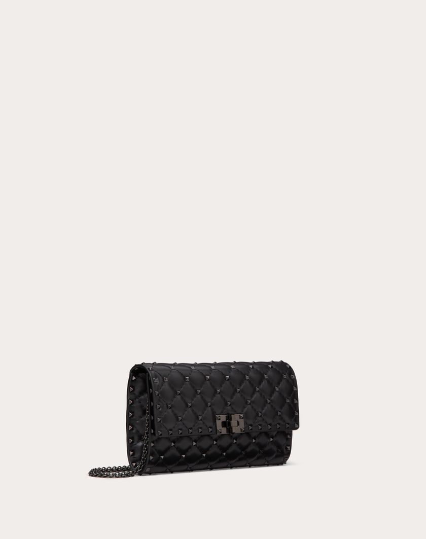 Valentino Handbags Borsa A Tracolla Rockstud Spike In Nappa per Donna in Nero | Valentino IT Nuova