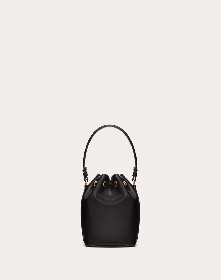 Valentino Handbags Mini Borsa A Secchiello Vlogo Signature In Nappa per Donna in Nero | Valentino IT Offerta speciale della fabbrica