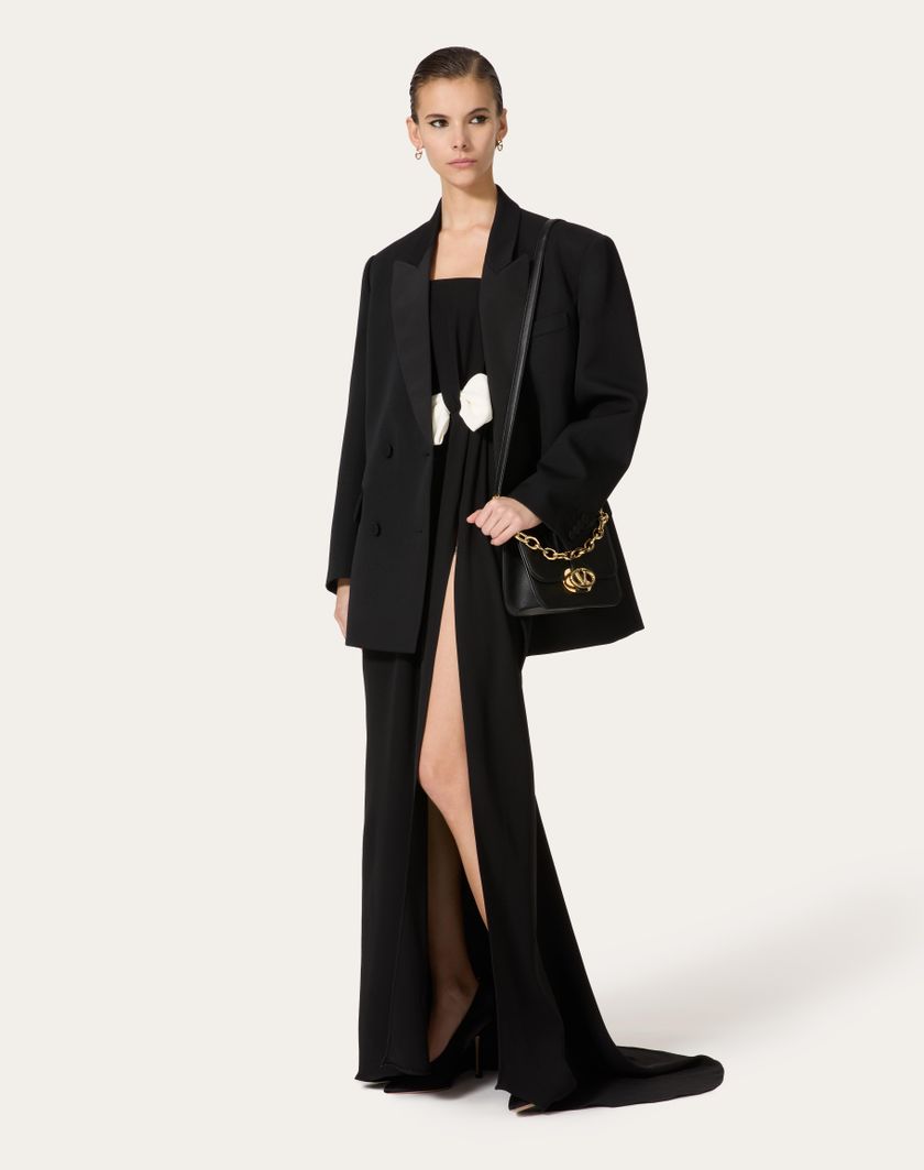 Valentino Handbags Abito Da Sera In Cady Couture per Donna in Nero | Valentino IT Fino Al -60%