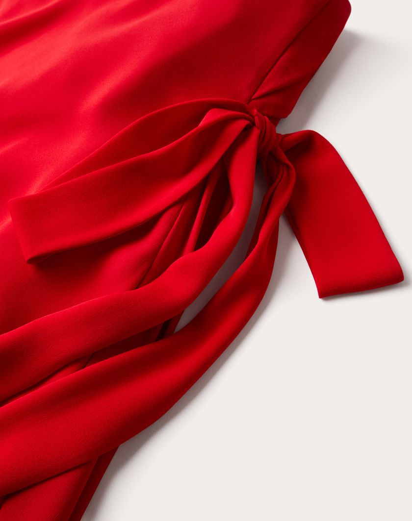 Valentino Handbags Abito Da Sera In Cady Couture per Donna in Rosso | Valentino IT Prezzo Ridotto