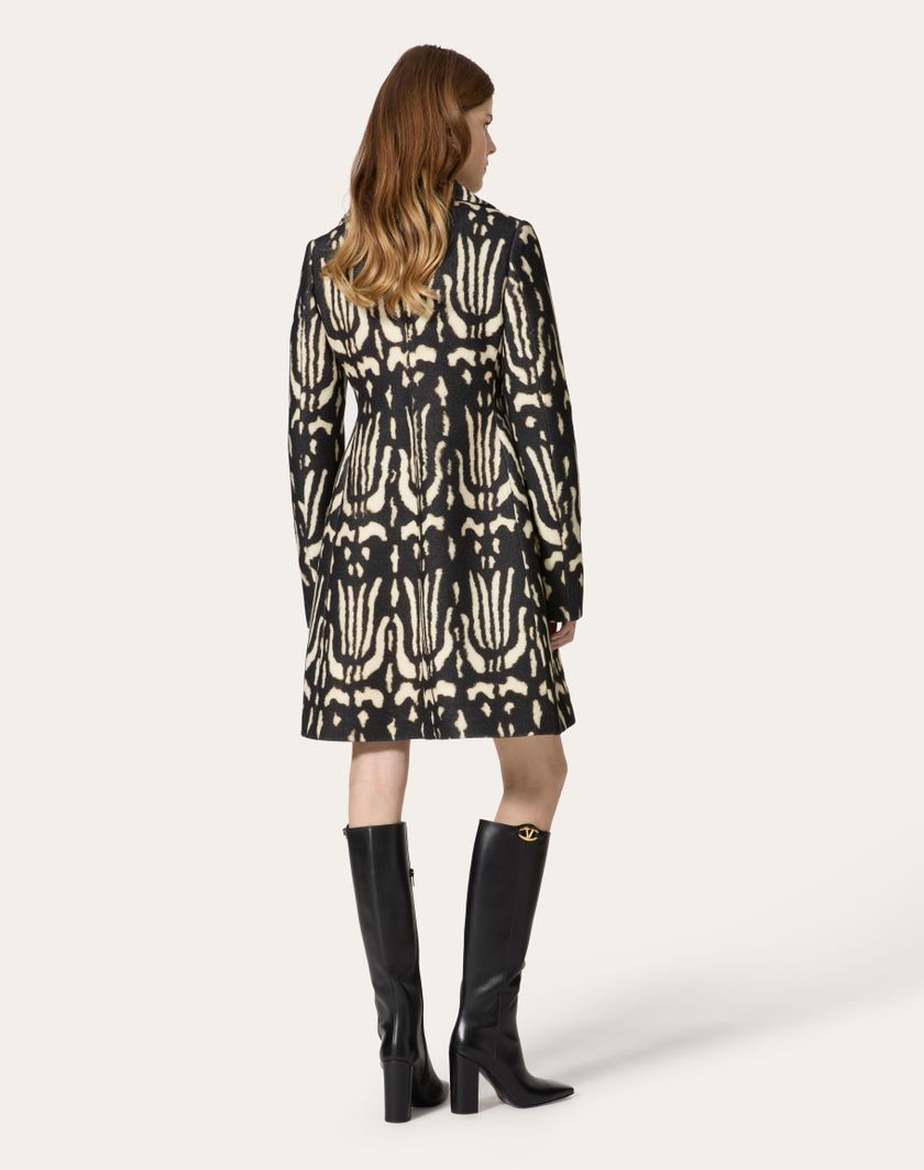Valentino Handbags Cappotto In Valentino Wildprint 98 per Donna in Nero | Valentino IT Hotsell