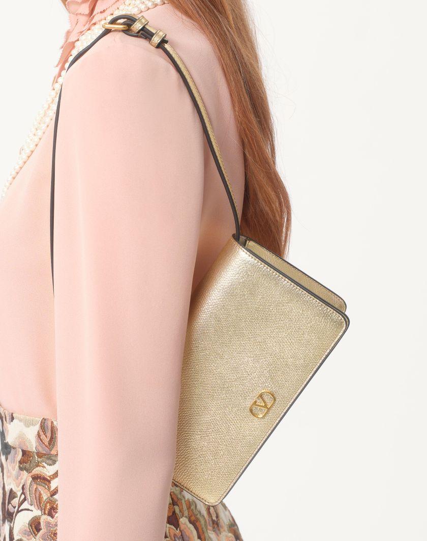 Valentino Handbags Camicia In Georgette per Donna in Rose Mist | Valentino IT Nuova