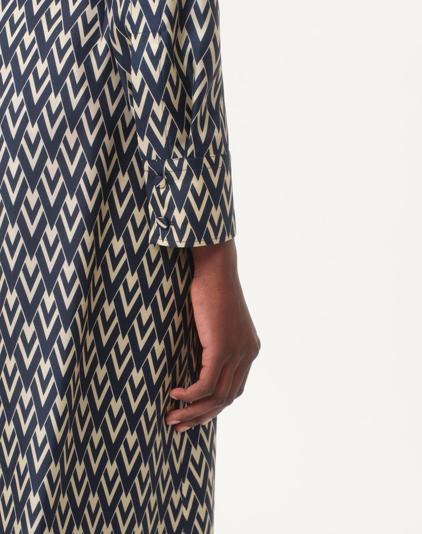 Valentino Handbags Camicia In Twill Toute La V per Donna in Nero/avorio | Valentino IT 2025