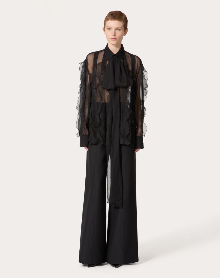 Valentino Handbags Camicia per Donna in Nero | Valentino IT Italia